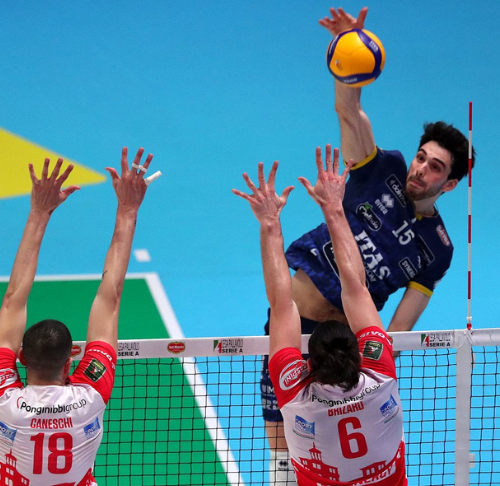 Piacenza-Trento, finale Coppa Italia