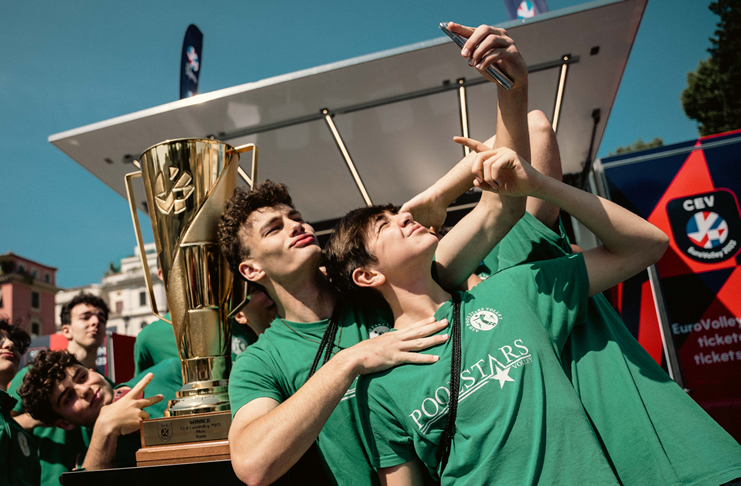 EuroVolley Tour coppa Europei selfie