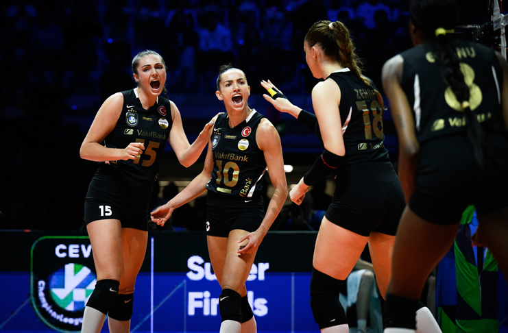 Kara Bajema Gabi esultanza VakifBank Istanbul