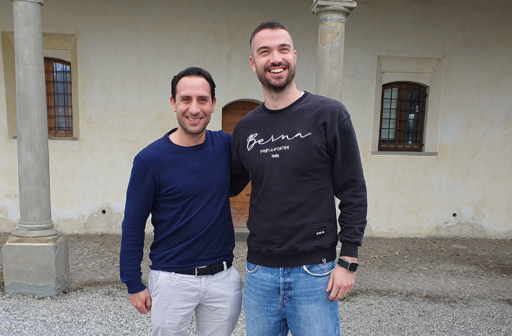 Matteo Solforati e Alberto Bigarelli, primo e secondo allenatore di Volley Bergamo 1991