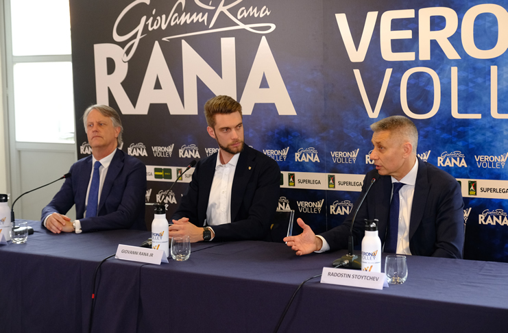 Radostin Stoytchev Stefano Fanini Giovanni Rana Verona Volley
