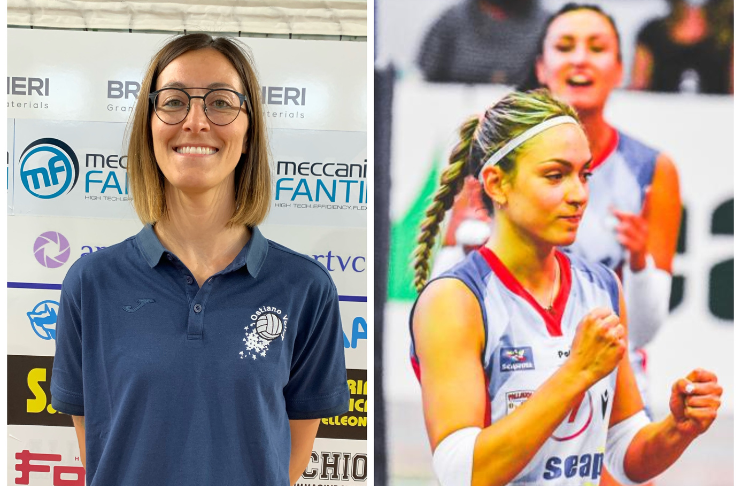 Chiara Frugoni e Maddalena Micheletto Ostiano Volley