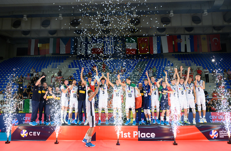 Italia Europei Under 17 premiazione