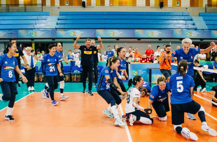 Campionati europei sitting volley Italia Ucraina