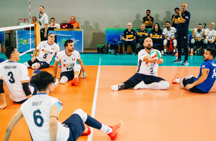 Sitting volley Italia Serbia