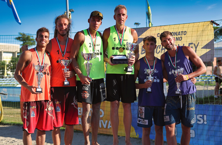 Beach Volley Campionato Italiano podio Cordenons