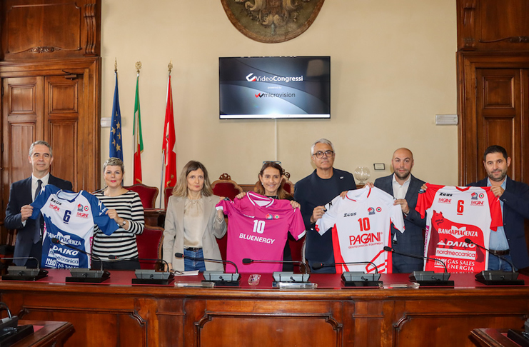 Gas Sales Daiko Piacenza presentazione Champions League