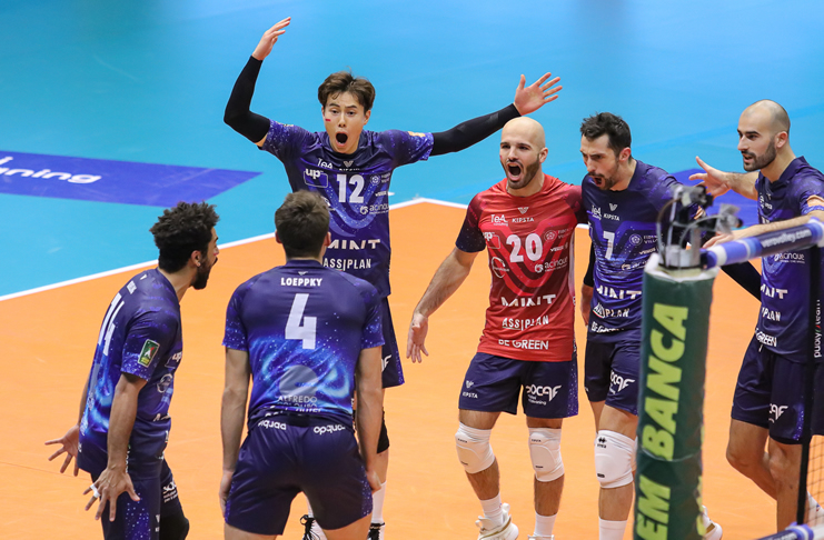 Mint Vero Volley Monza esultanza