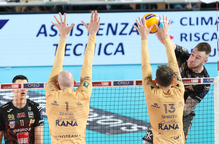 Zaytsev Zingel Spirito Cucine Lube Civitanova Rana Verona