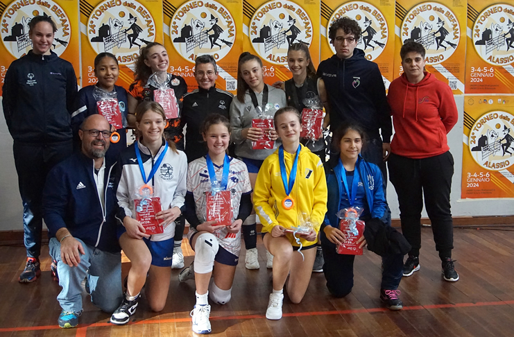 Torneo della Befana Alassio premiazioni Under 13 Under 14