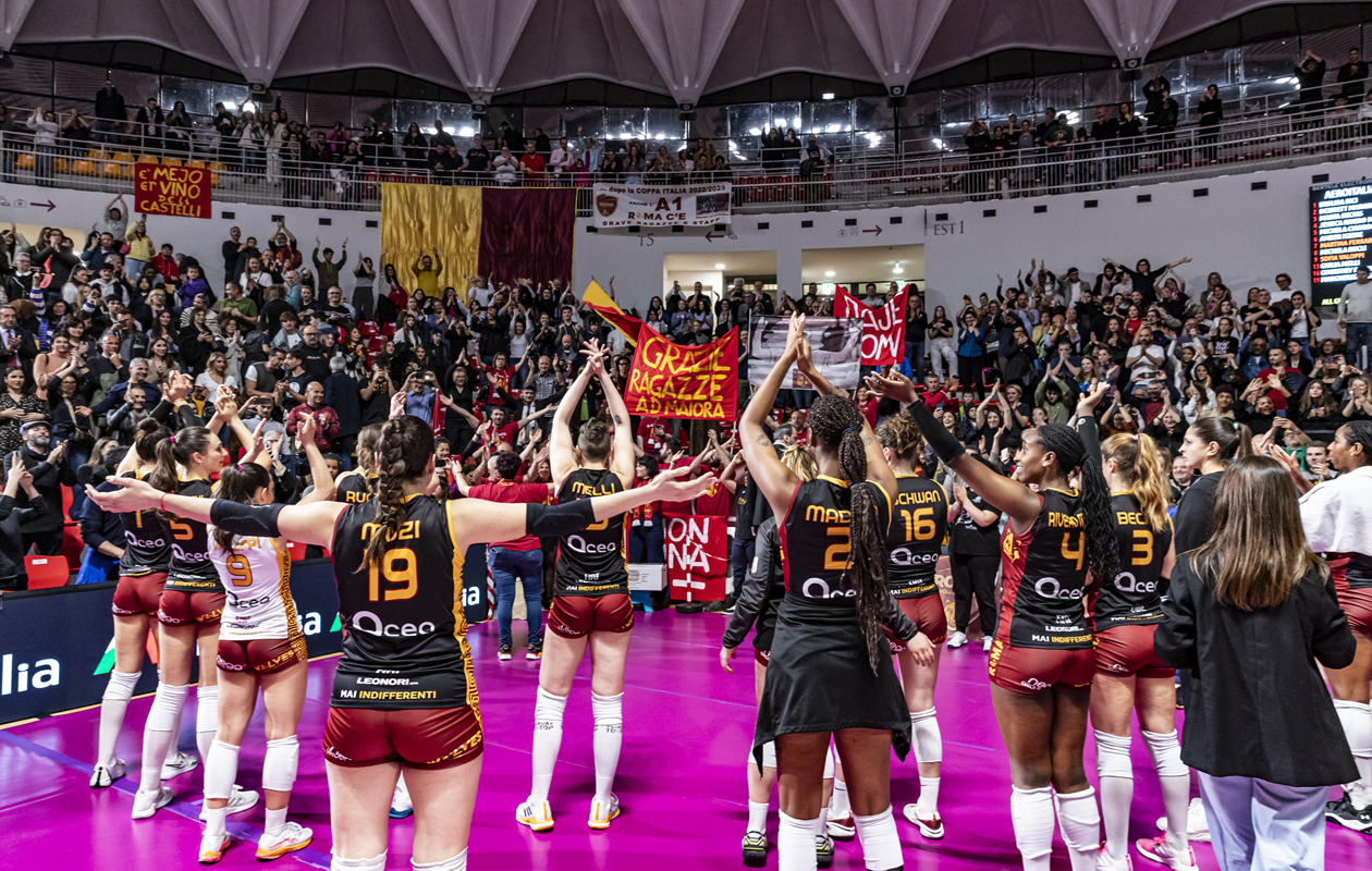 Aeroitalia Smi Roma Palazzetto dello Sport tifosi