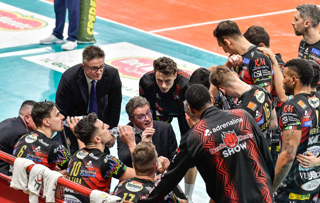 Angelo Lorenzetti Sir Susa Vim Perugia timeout