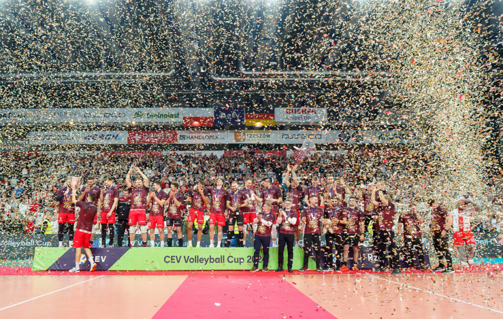 Asseco Resovia CEV Cup premiazione