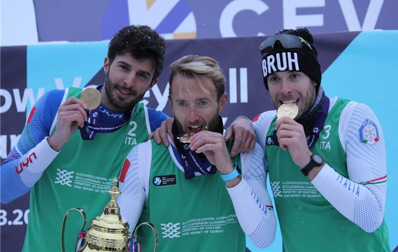 Geromin Camozzi Di Risio Snow Volleyball European Tour Bakuriani