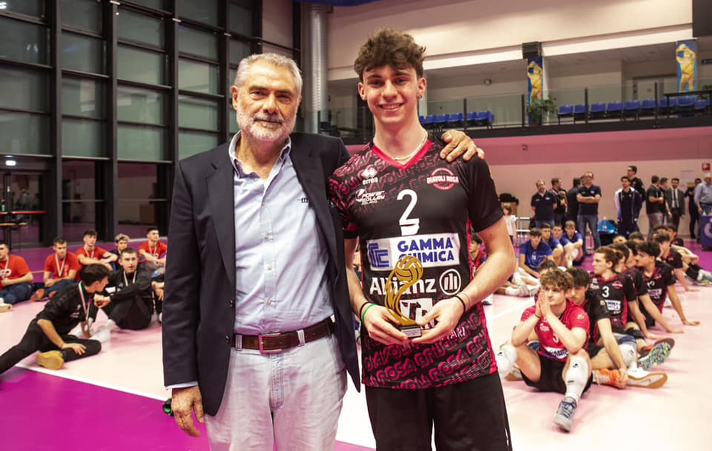 Giacomo Selleri Diavoli Powervolley miglior palleggiatore Under19