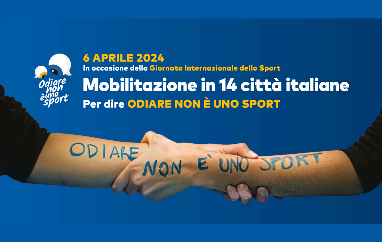 Odiare non è uno Sport campagna hate speech CSI