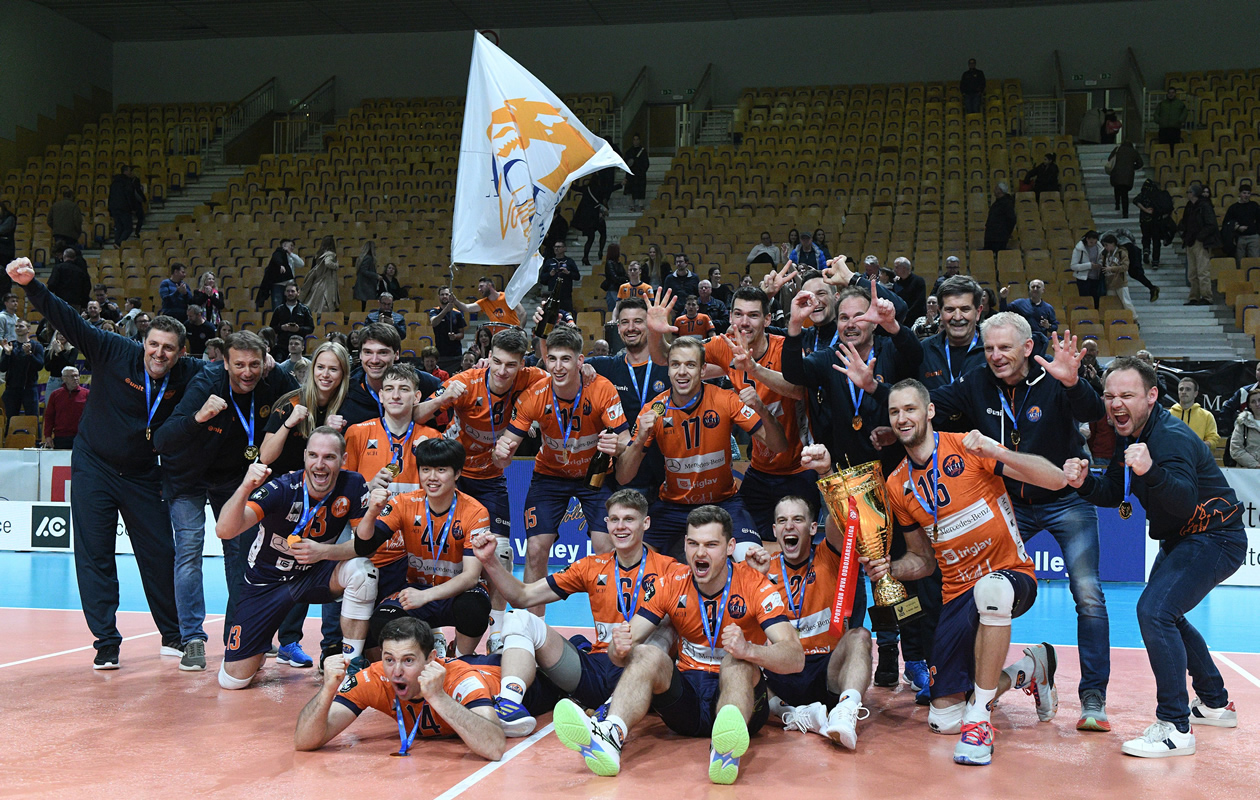 ACH Volley Ljubljana premiazione scudetto