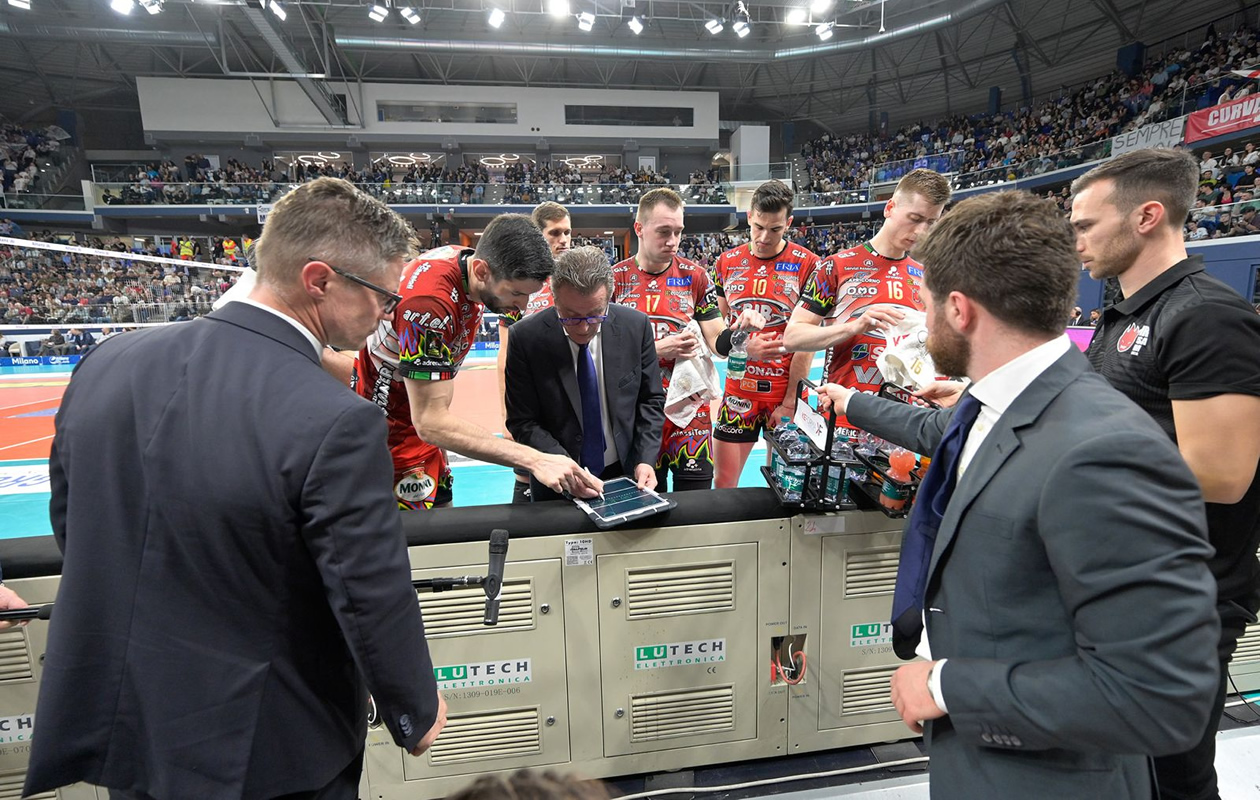 Angelo Lorenzetti Sir Susa Vim Perugia timeout