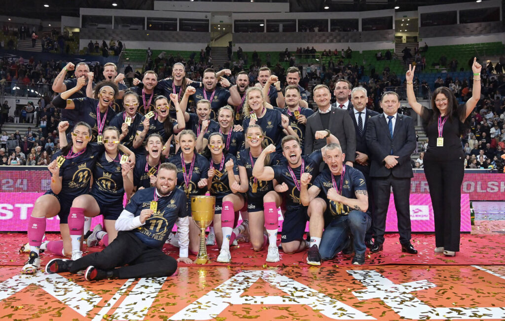 Grupa Azoty Chemik Police premiazione scudetto