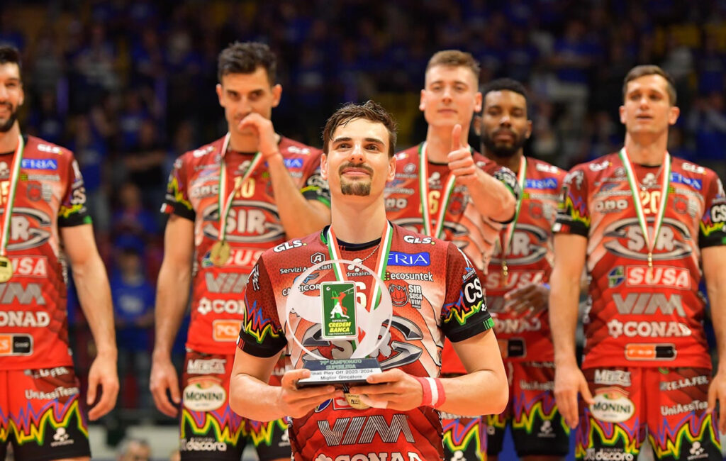 Simone Giannelli Sir Susa Vim Perugia MVP Finale Scudetto