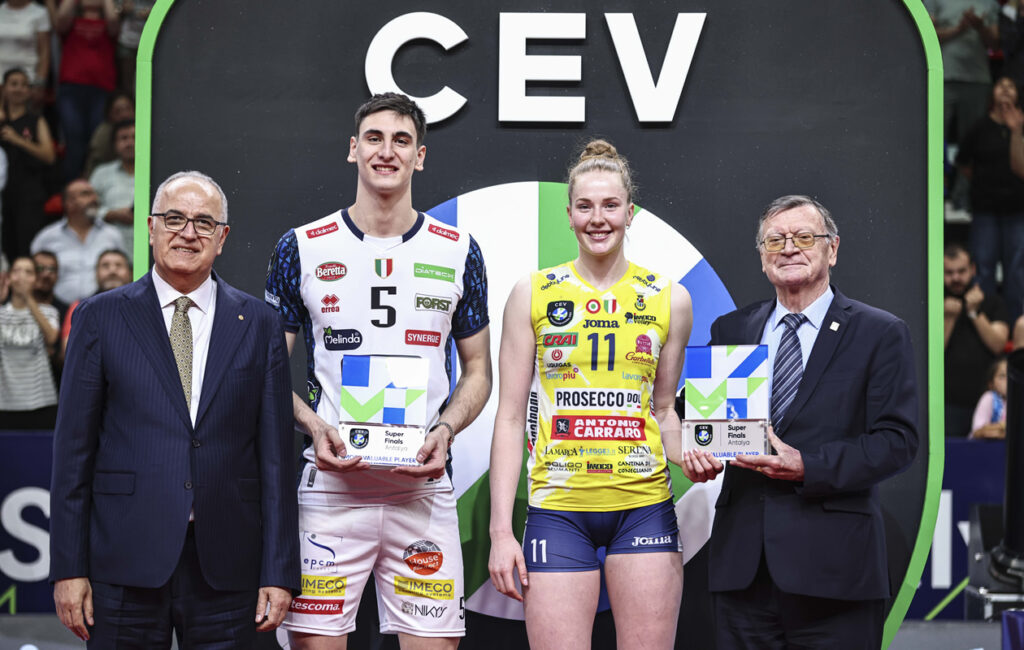 Alessandro Michieletto Isabelle Haak Itas Trentino Imoco Conegliano MVP Champions League