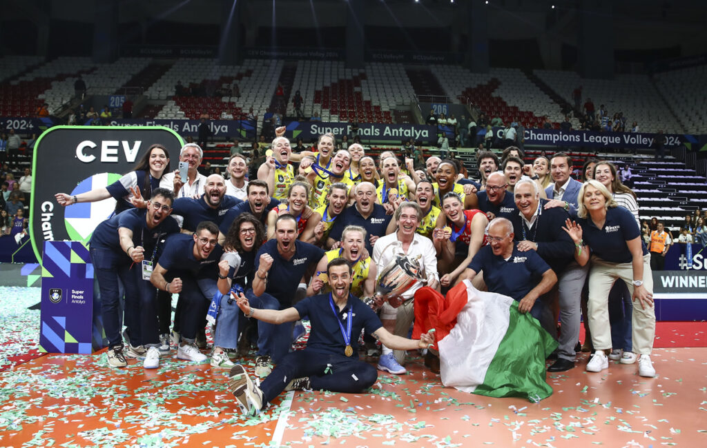 Antonio Carraro Imoco Conegliano Champions League premiazione