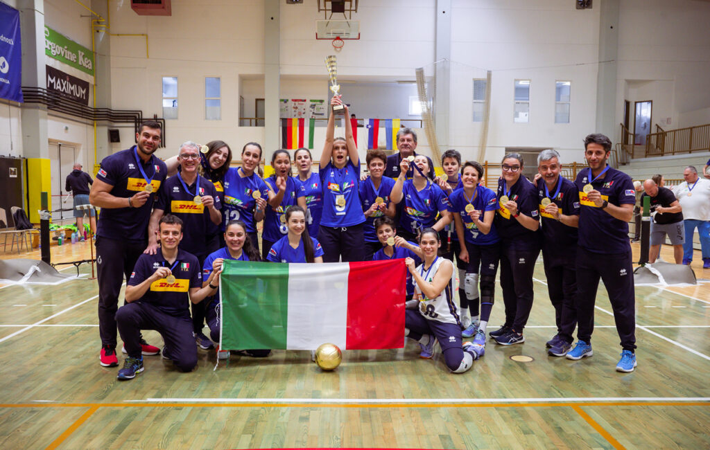 Italia Sitting Volley Golden Nations League femminile premiazione