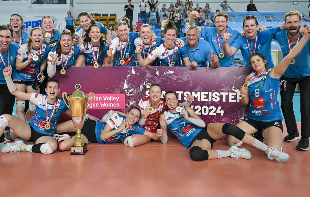 Ti-Volley Innsbruck premiazione scudetto