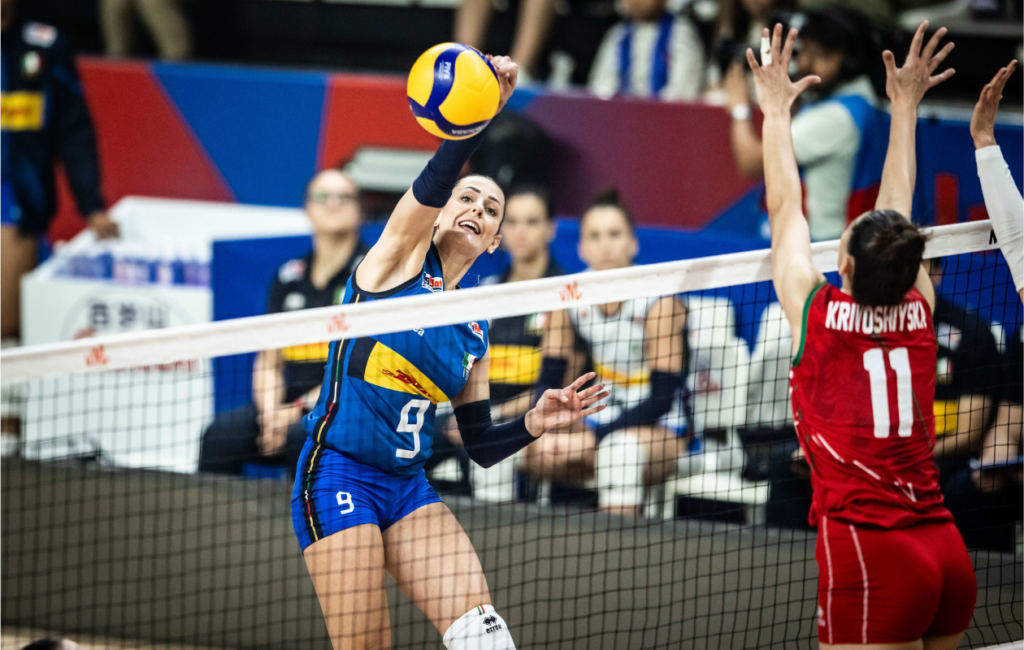 VNL femminile: l’Italia passeggia sulla Bulgaria (3-0)