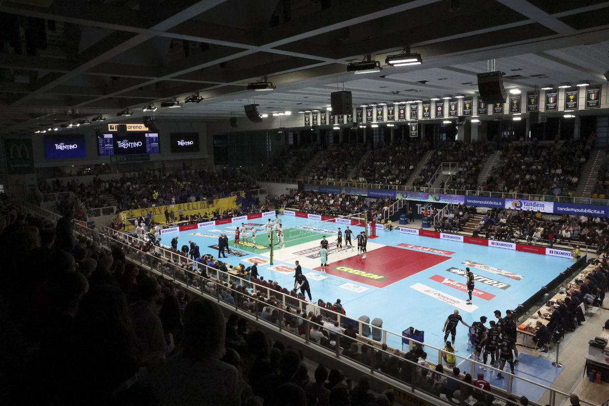 Trento palazzetto Superlega